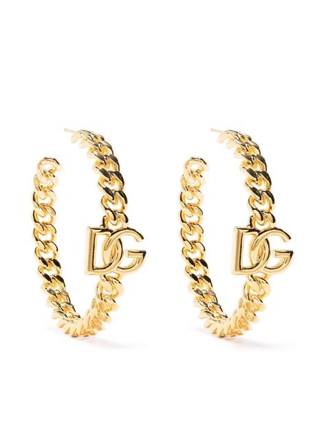 dolce gabbana earrings sale|dolce and gabbana hoop earrings.